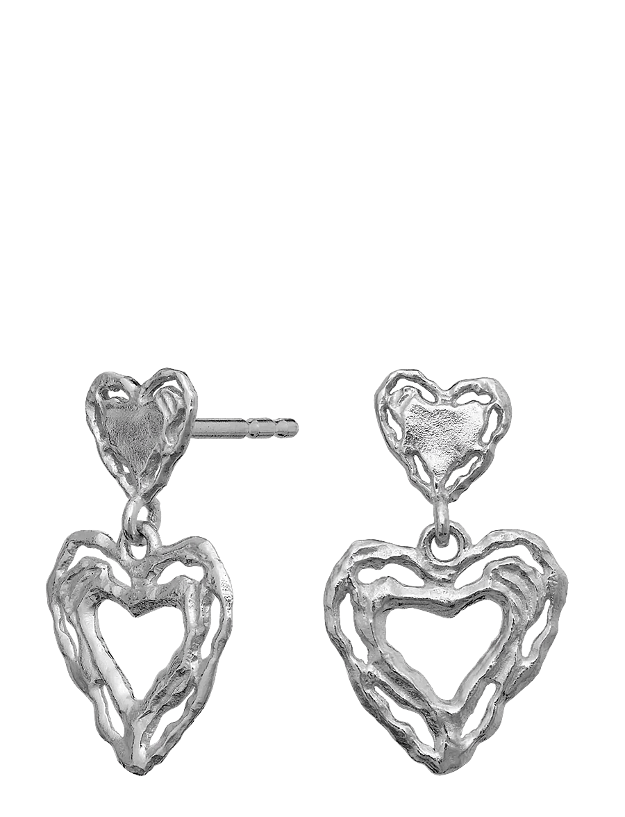 Maanesten - Martha Earrings - hängande örhängen - silver - 1