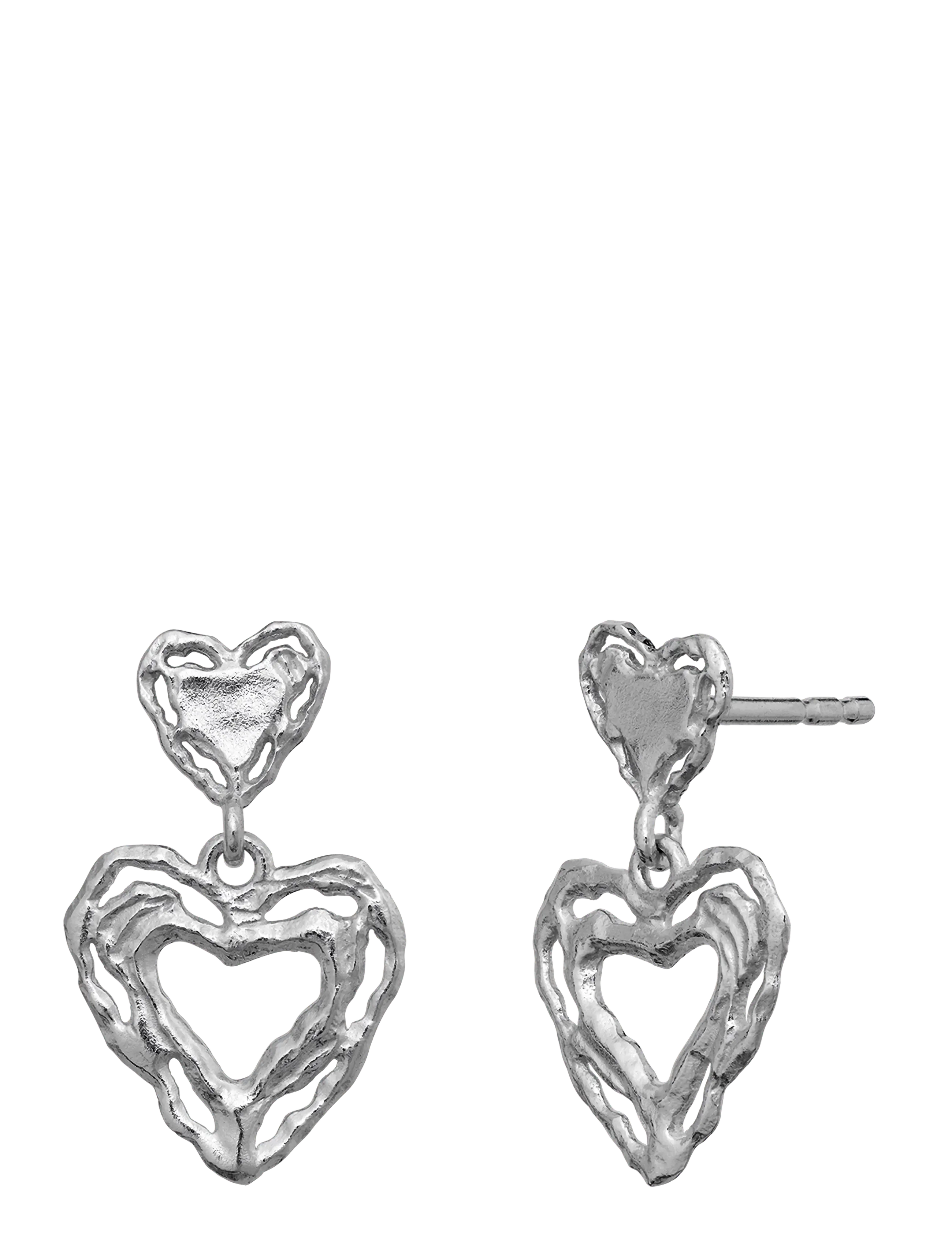 Maanesten - Martha Earrings - hängande örhängen - silver - 2