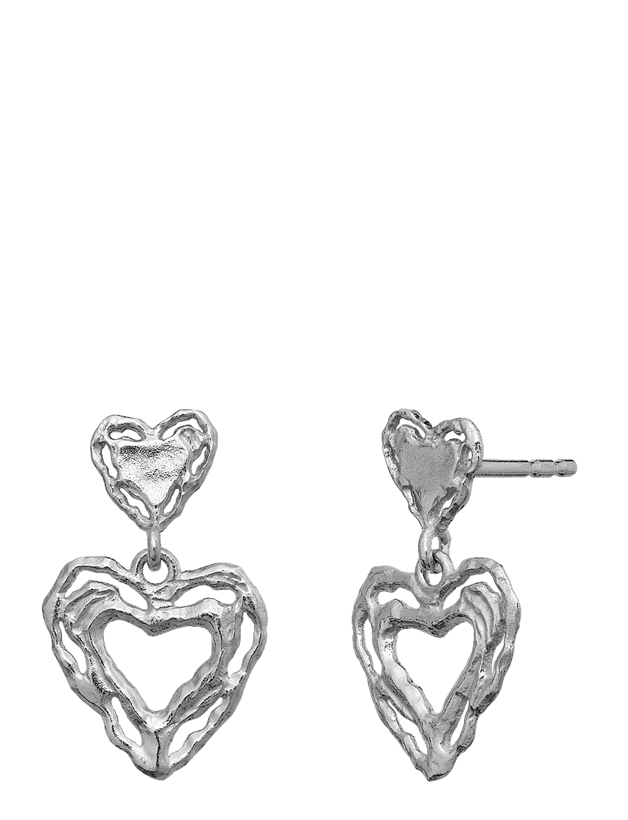 Maanesten - Martha Earrings - hängande örhängen - silver - 2