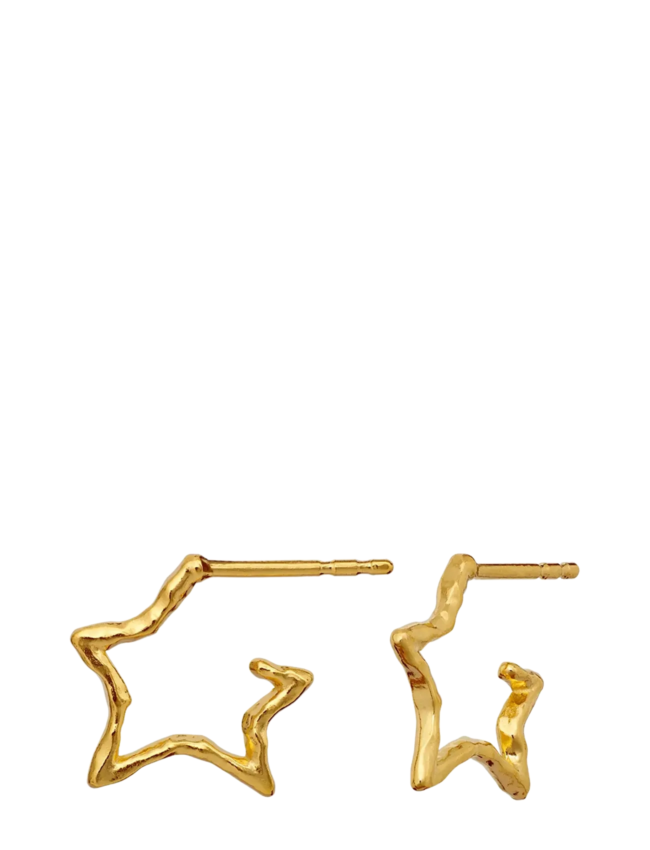 Maanesten - Zara Earrings - statement øreringe - gold - 1