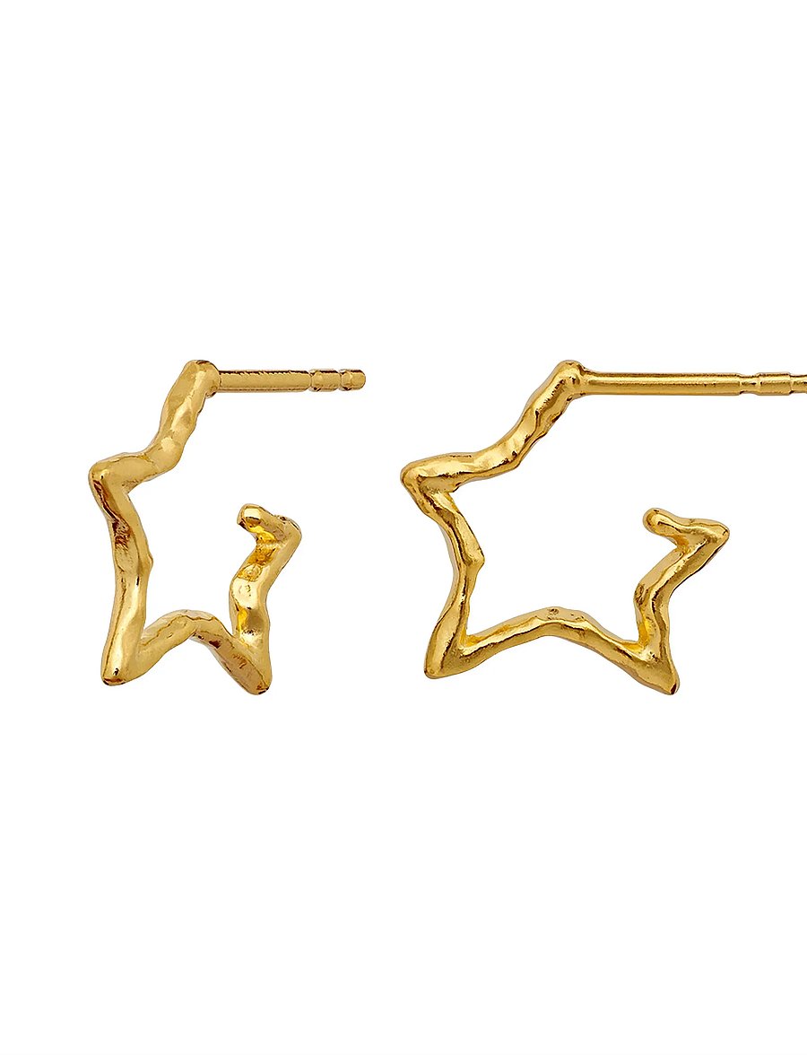 Maanesten - Zara Earrings - statement øreringe - gold - 2