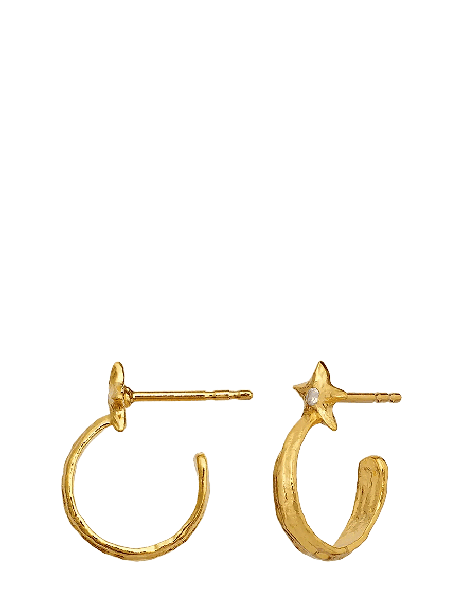 Maanesten - Winona Petite Earrings - creoler & hoops - gold - 1