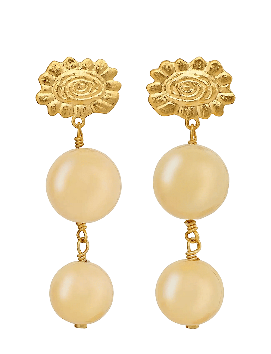 Maanesten - Rhoda Earrings - Øreringe med vedhæng - gold - 1