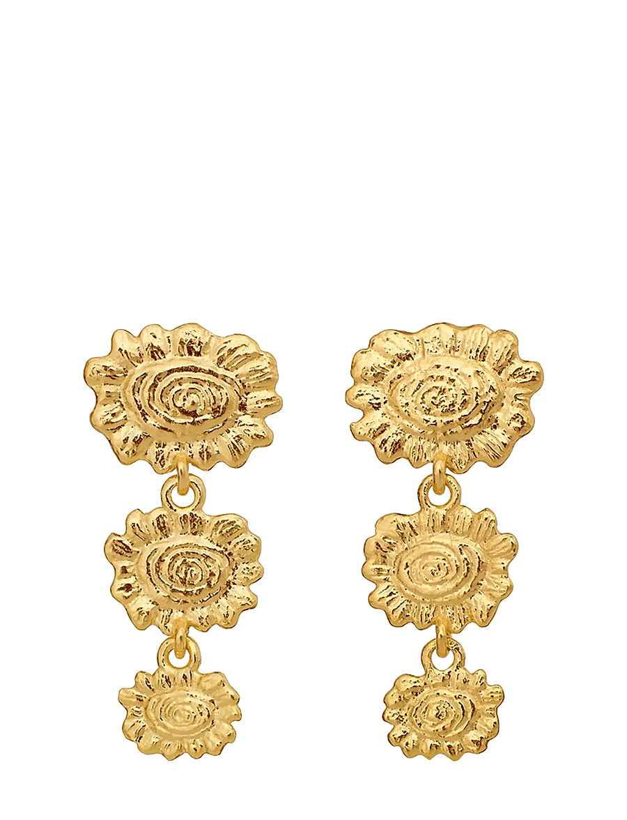 Maanesten - Cai Earrings - Øreringe med vedhæng - gold - 0