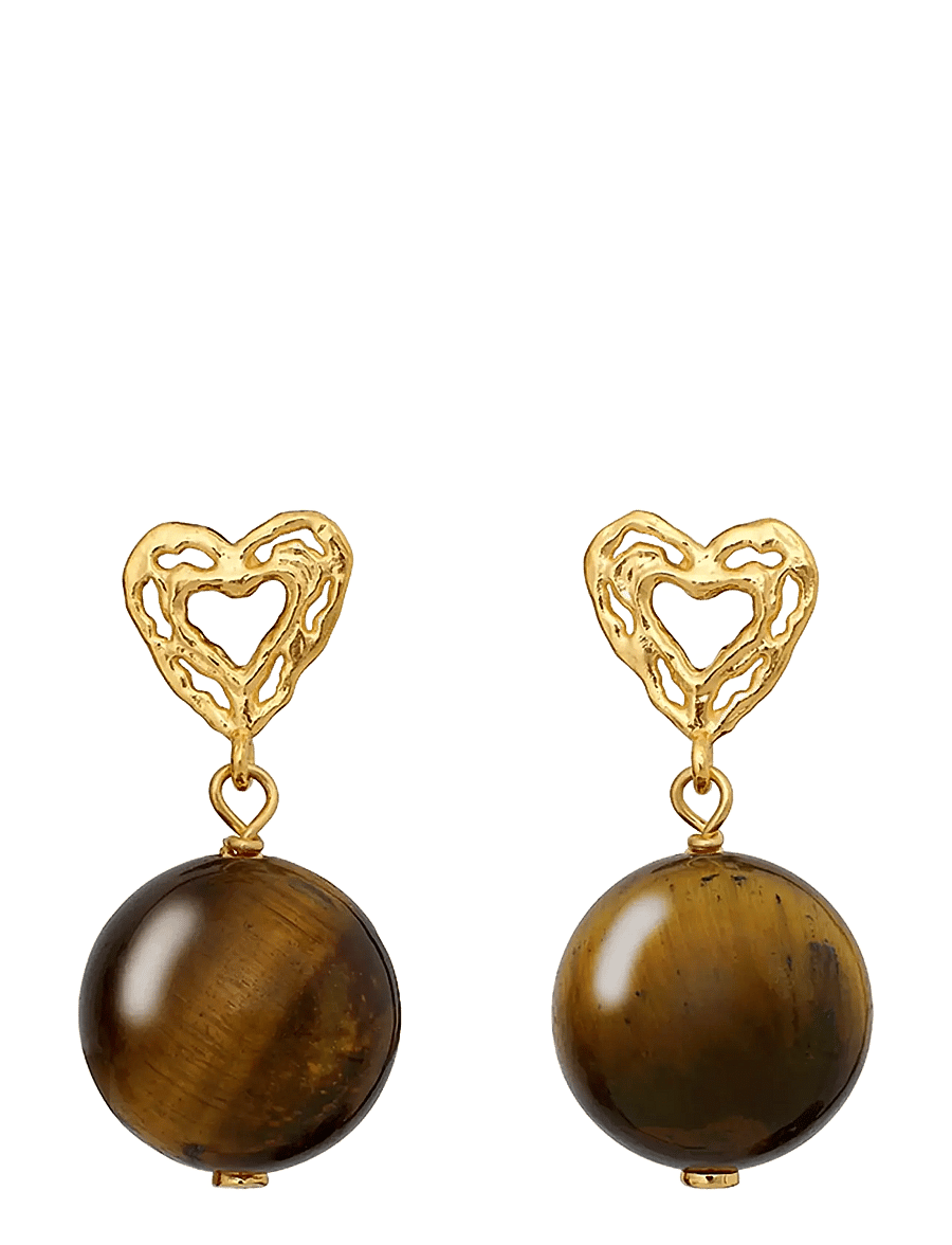 Maanesten - Mattie Earrings - Øreringe med vedhæng - gold - 1