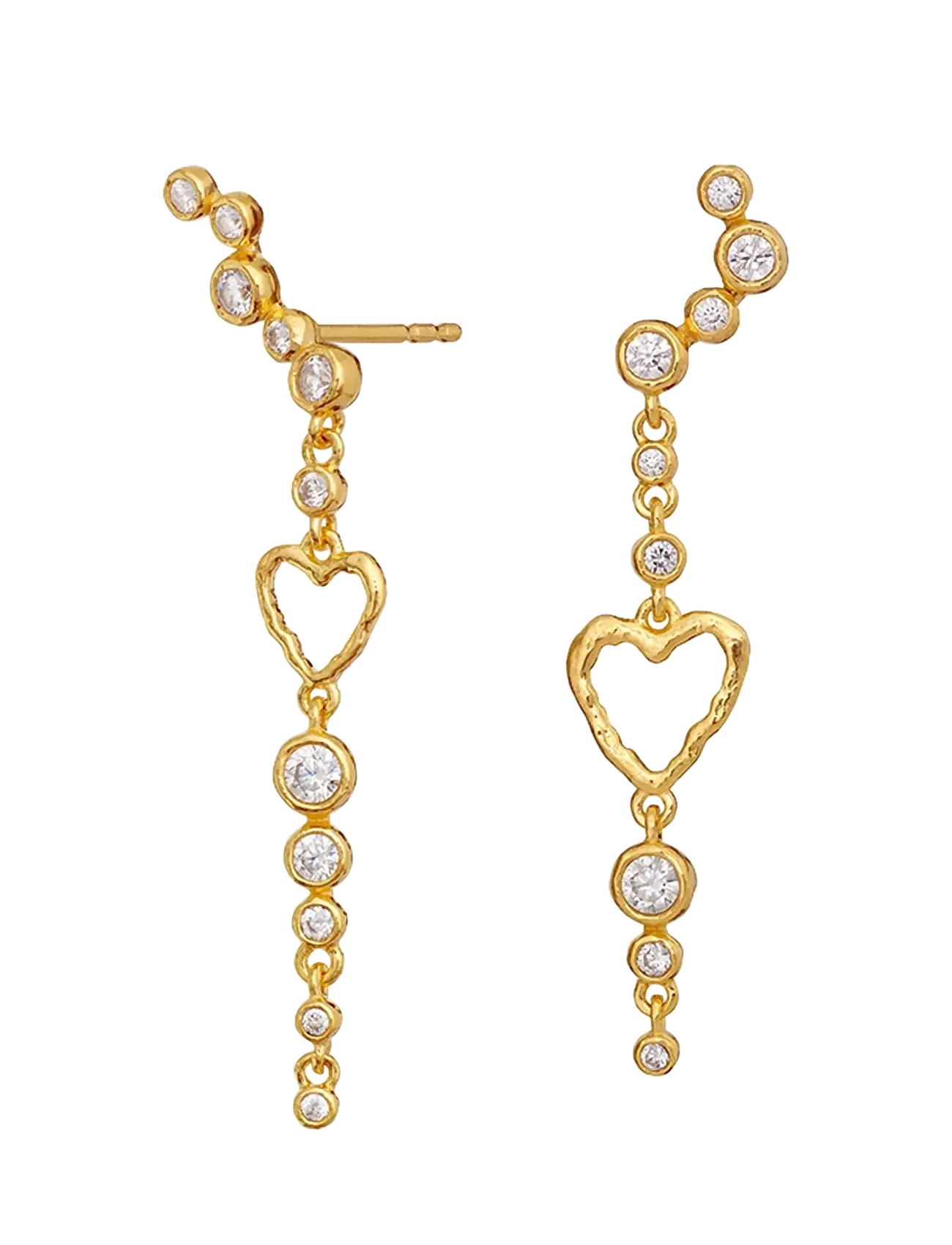 Maanesten - Ina Earrings - Øreringe med vedhæng - gold - 2
