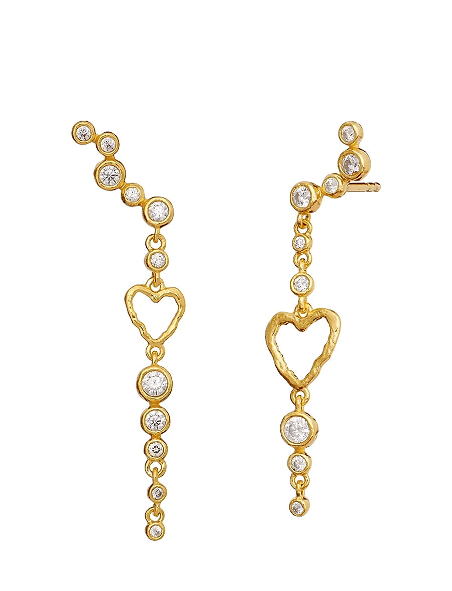 Maanesten - Ina Earrings - Øreringe med vedhæng - gold - 3