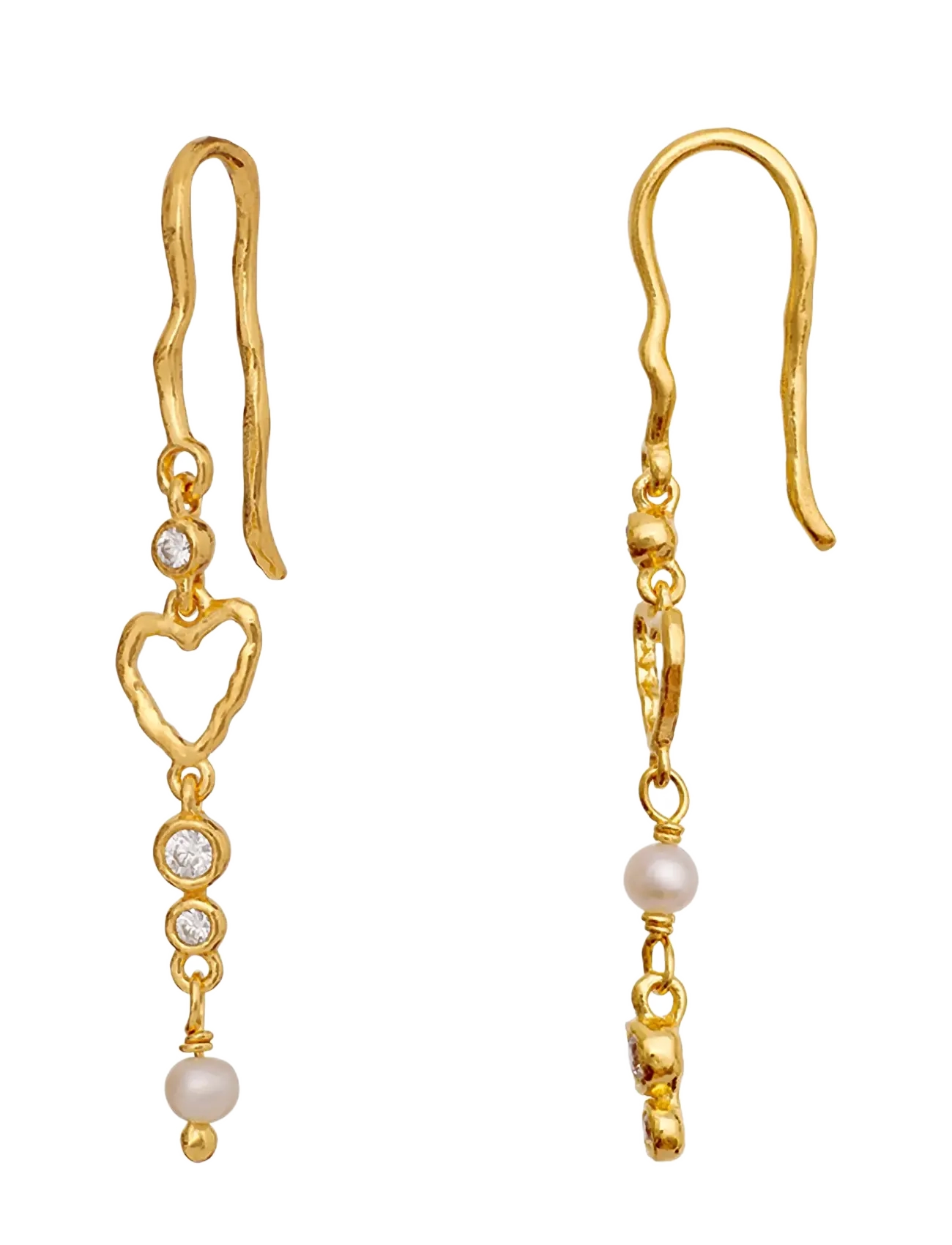 Maanesten - Kali Earrings - Øreringe med vedhæng - gold - 1