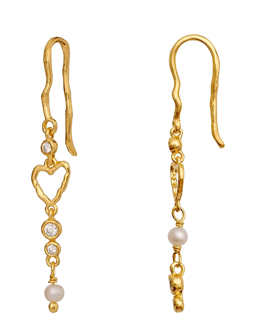 Maanesten - Kali Earrings - Øreringe med vedhæng - gold - 1