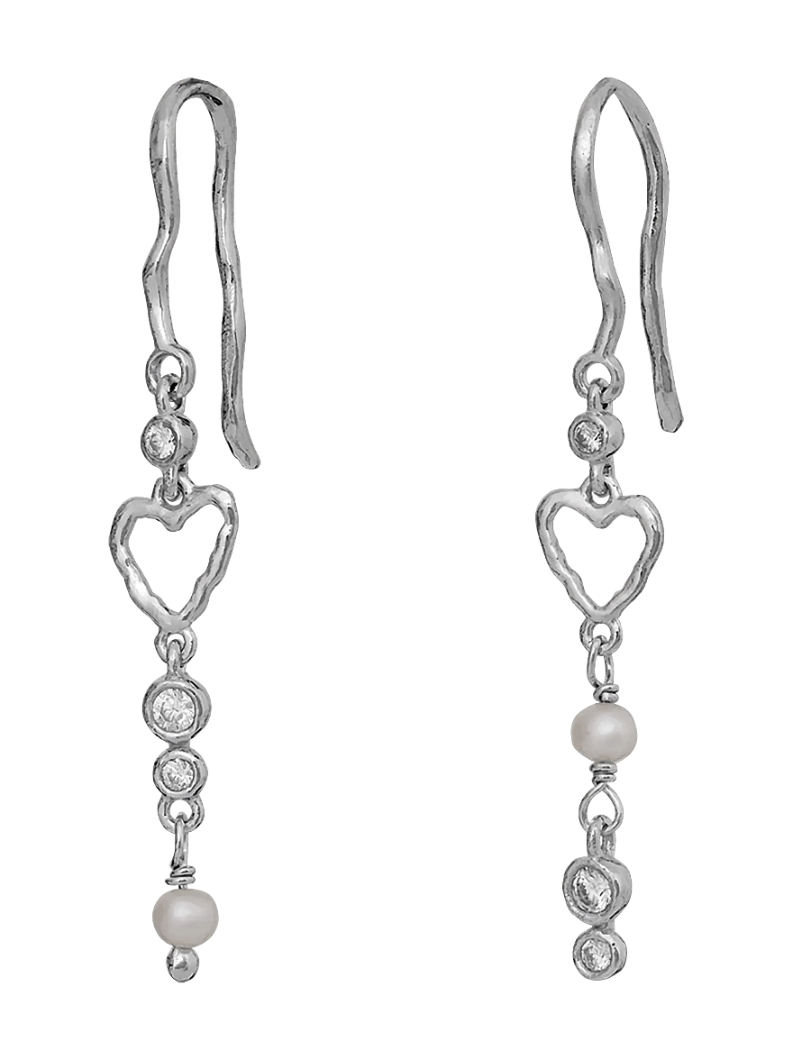 Maanesten - Kali Earrings - Øreringe med vedhæng - silver - 0