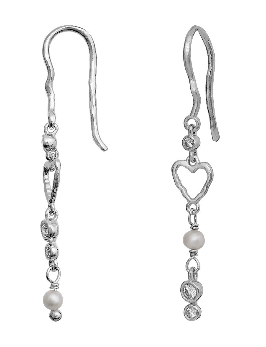 Maanesten - Kali Earrings - Øreringe med vedhæng - silver - 1