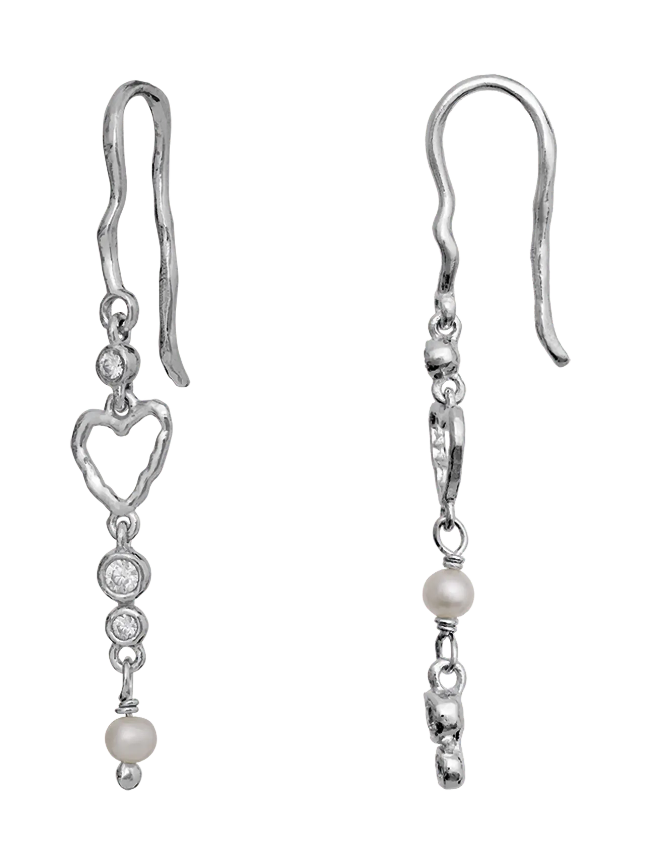 Maanesten - Kali Earrings - Øreringe med vedhæng - silver - 2