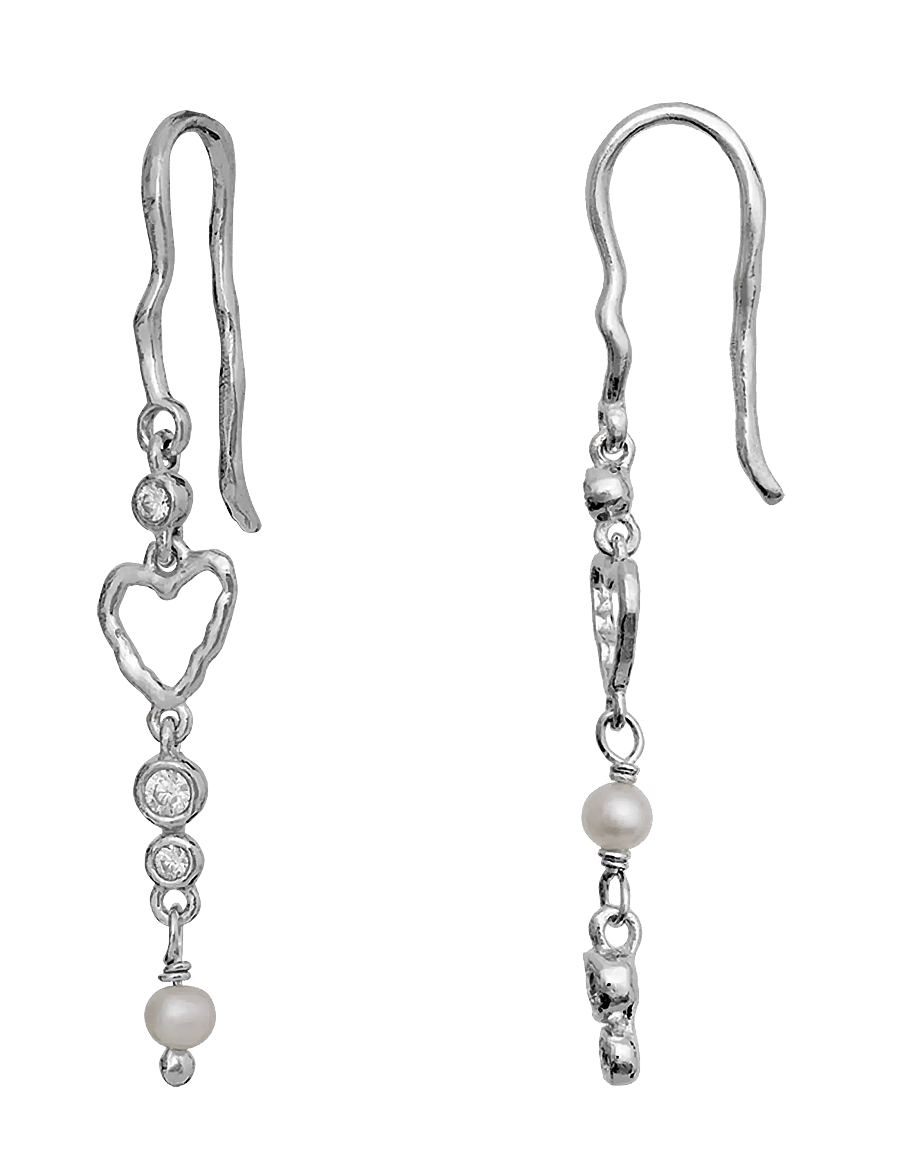 Maanesten - Kali Earrings - Øreringe med vedhæng - silver - 2