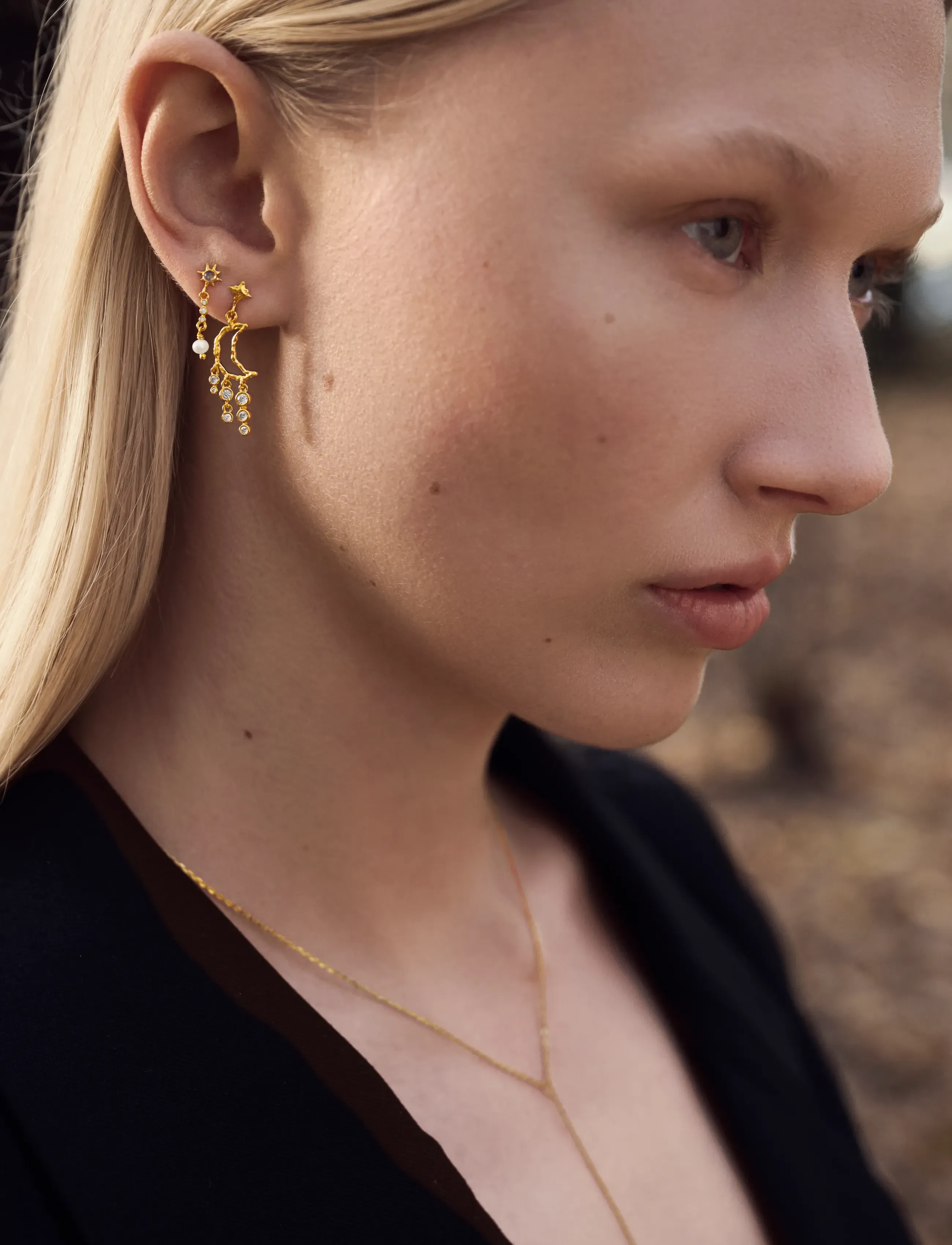 Maanesten - Lumi Earrings - gold - 4