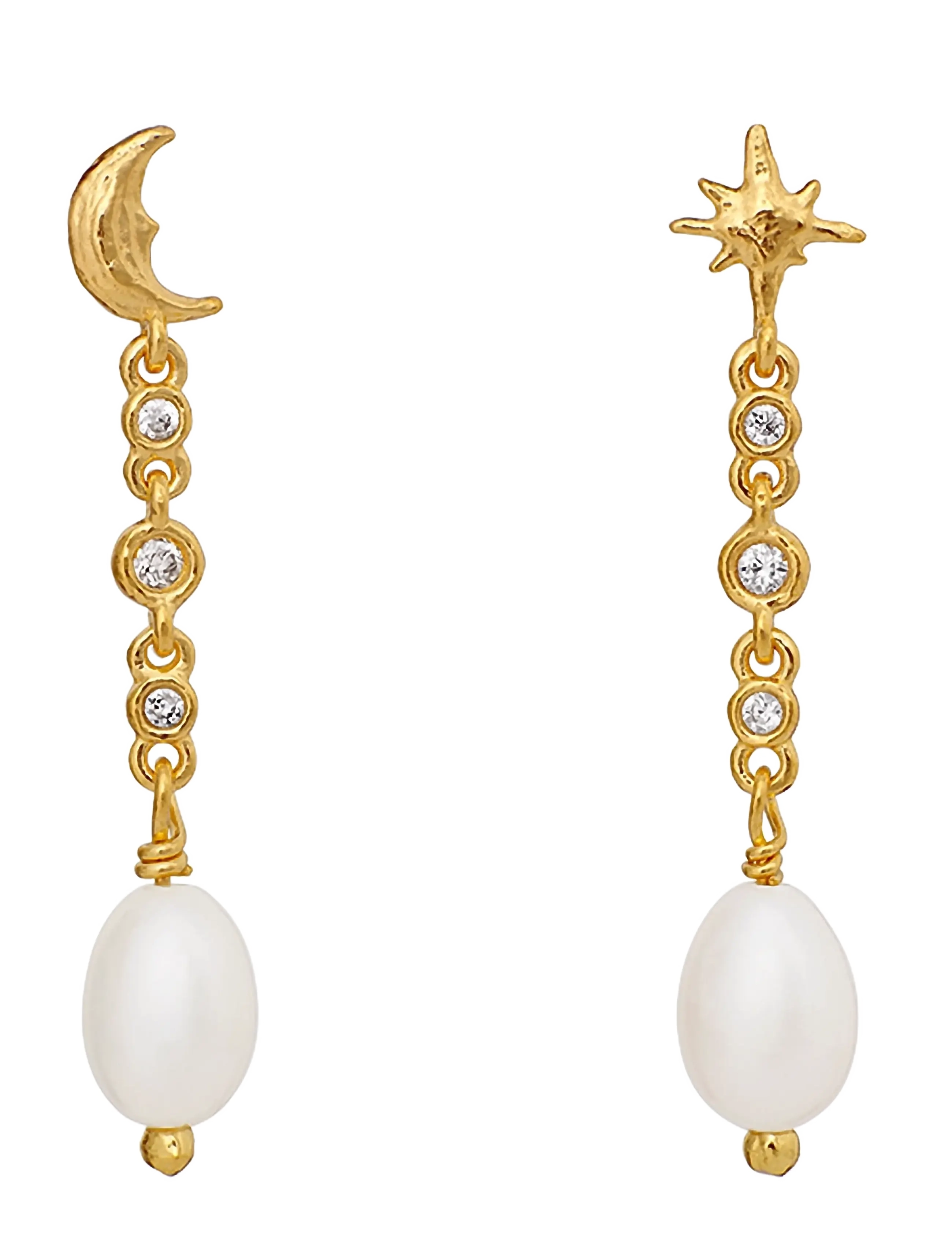 Maanesten Lucian Earrings - Øreringe med vedhæng - GOLD / gold