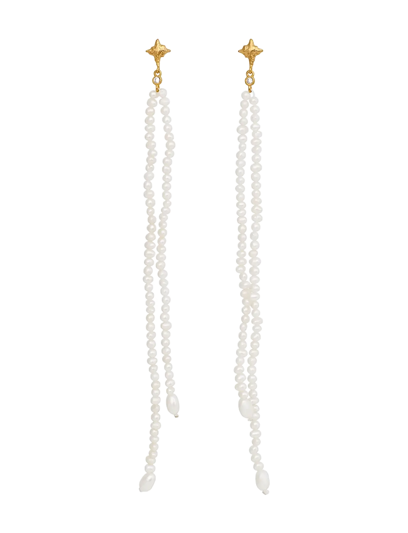 Maanesten Faye Earrings - Øreringe med vedhæng - GOLD / gold
