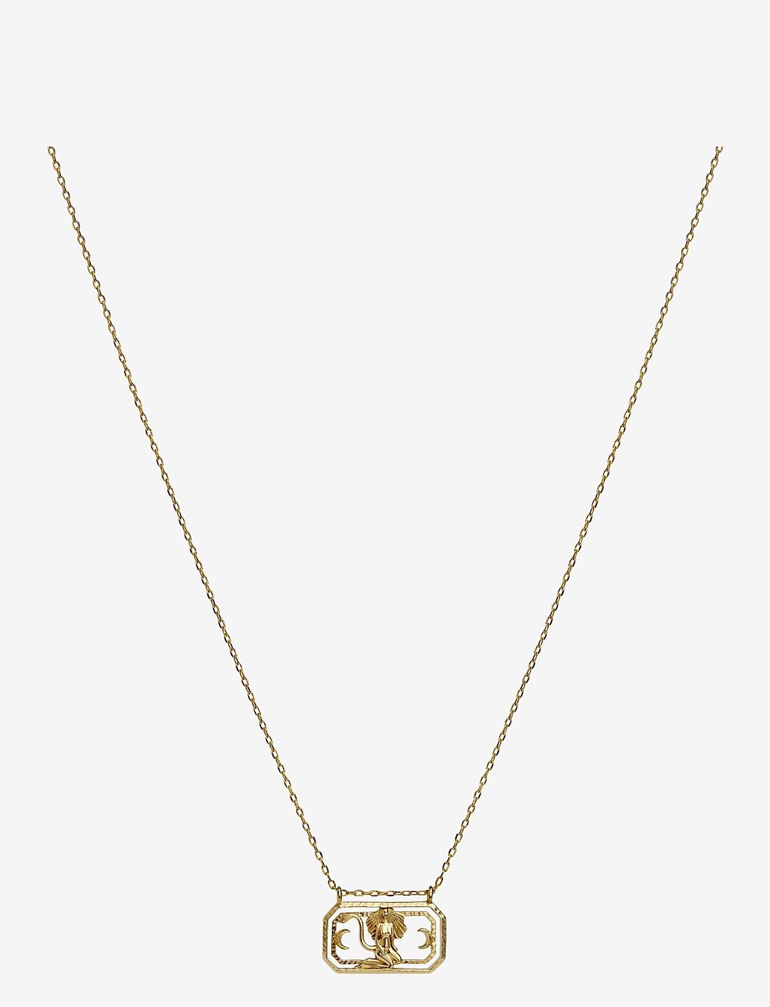 Maanesten - Zodiac Leo Necklace 23. Juli - 22. Aug - halskæder med vedhæng - gold - 0