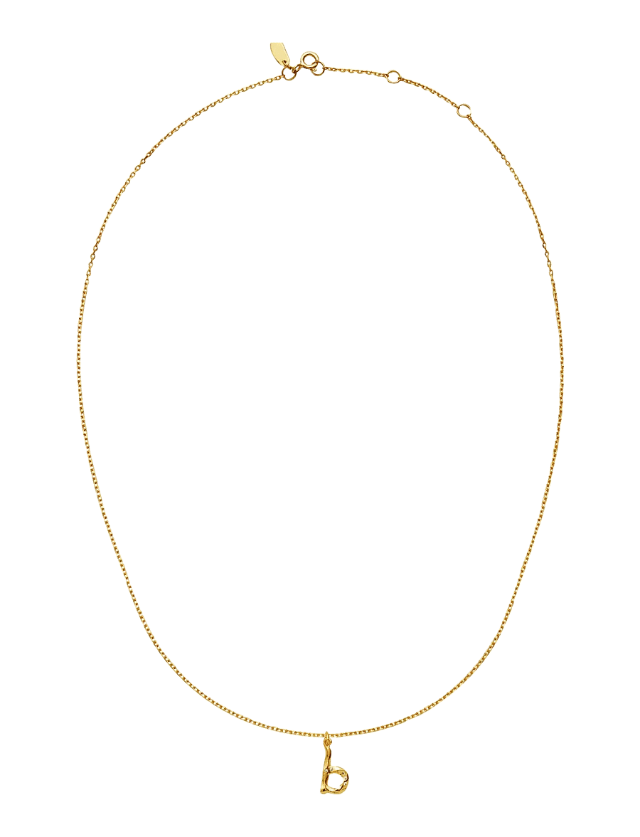 Maanesten - Alphabet - pendant necklaces - b - 2