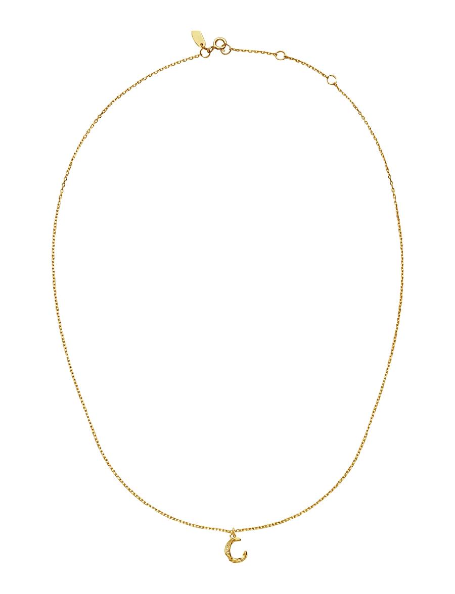 Maanesten - Alphabet - halsband med hänge - c - 2