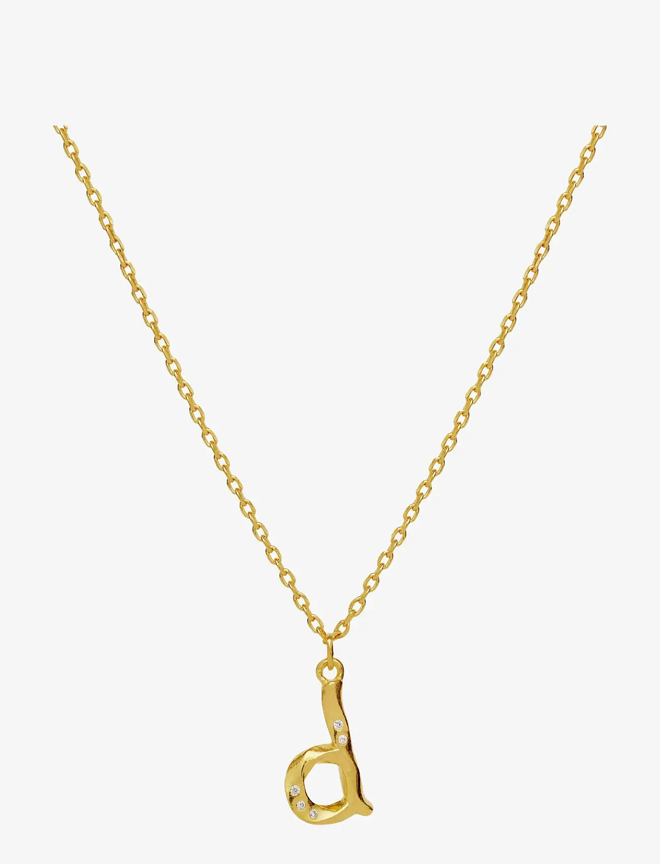 Maanesten - Alphabet - kettingen met hanger - d - 1