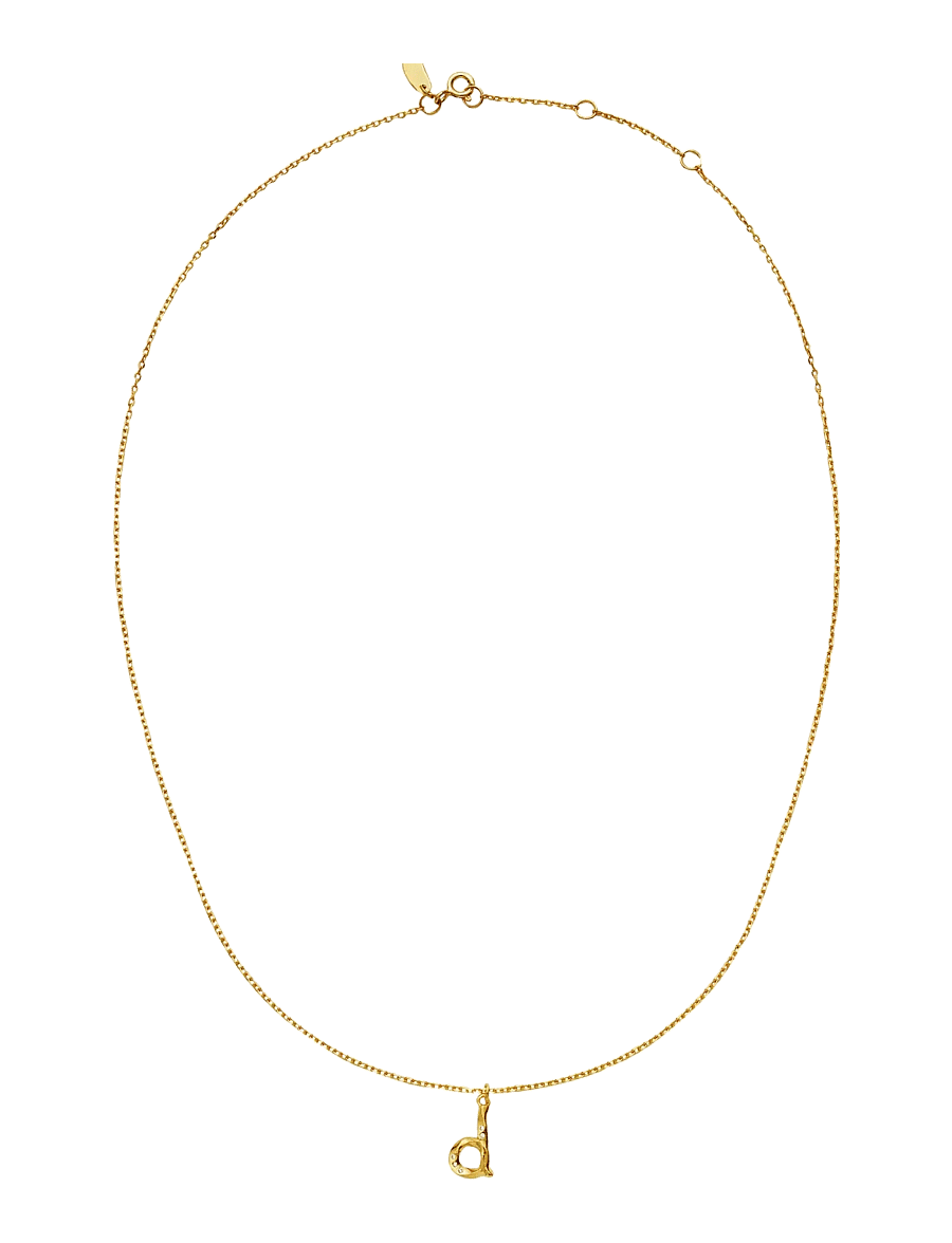Maanesten - Alphabet - pendant necklaces - d - 2