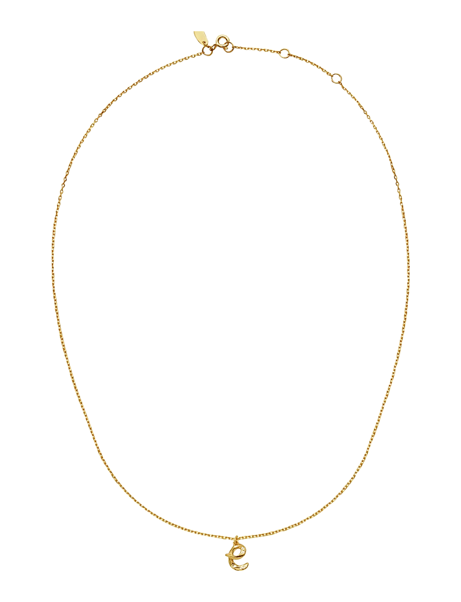 Maanesten - Alphabet - pendant necklaces - e - 2