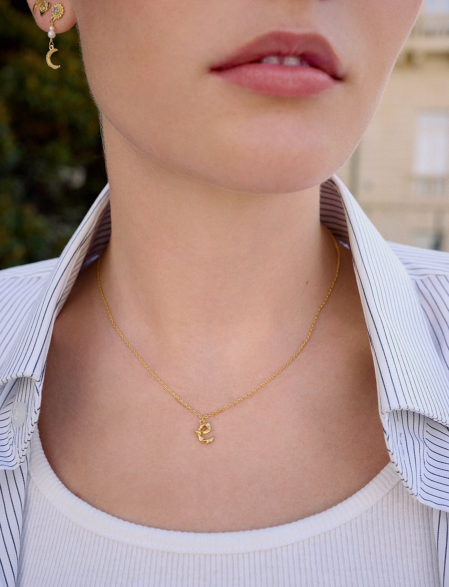 Maanesten - Alphabet - pendant necklaces - e - 0