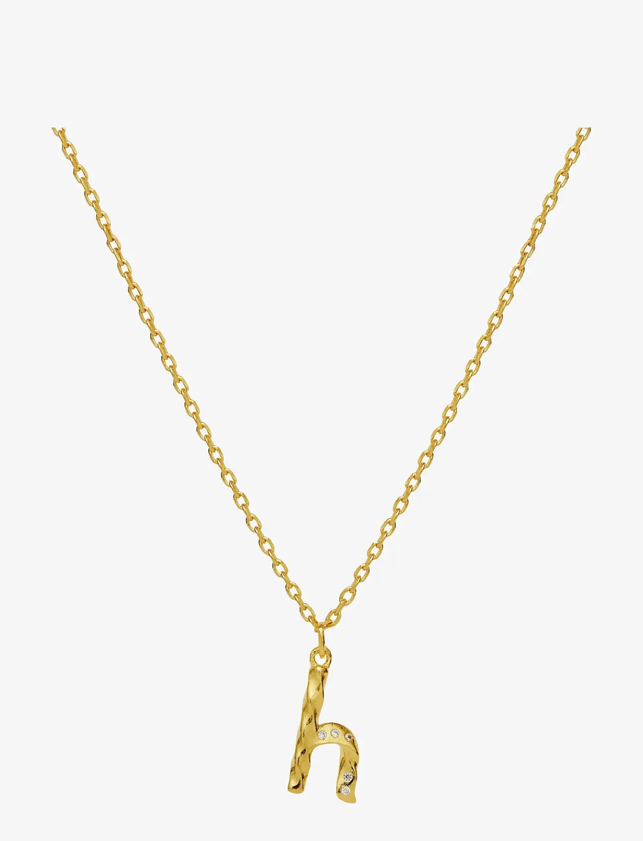 Maanesten - Alphabet - pendant necklaces - h - 1