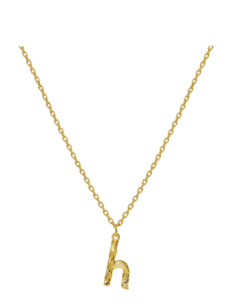Maanesten - Alphabet - pendant necklaces - h - 1