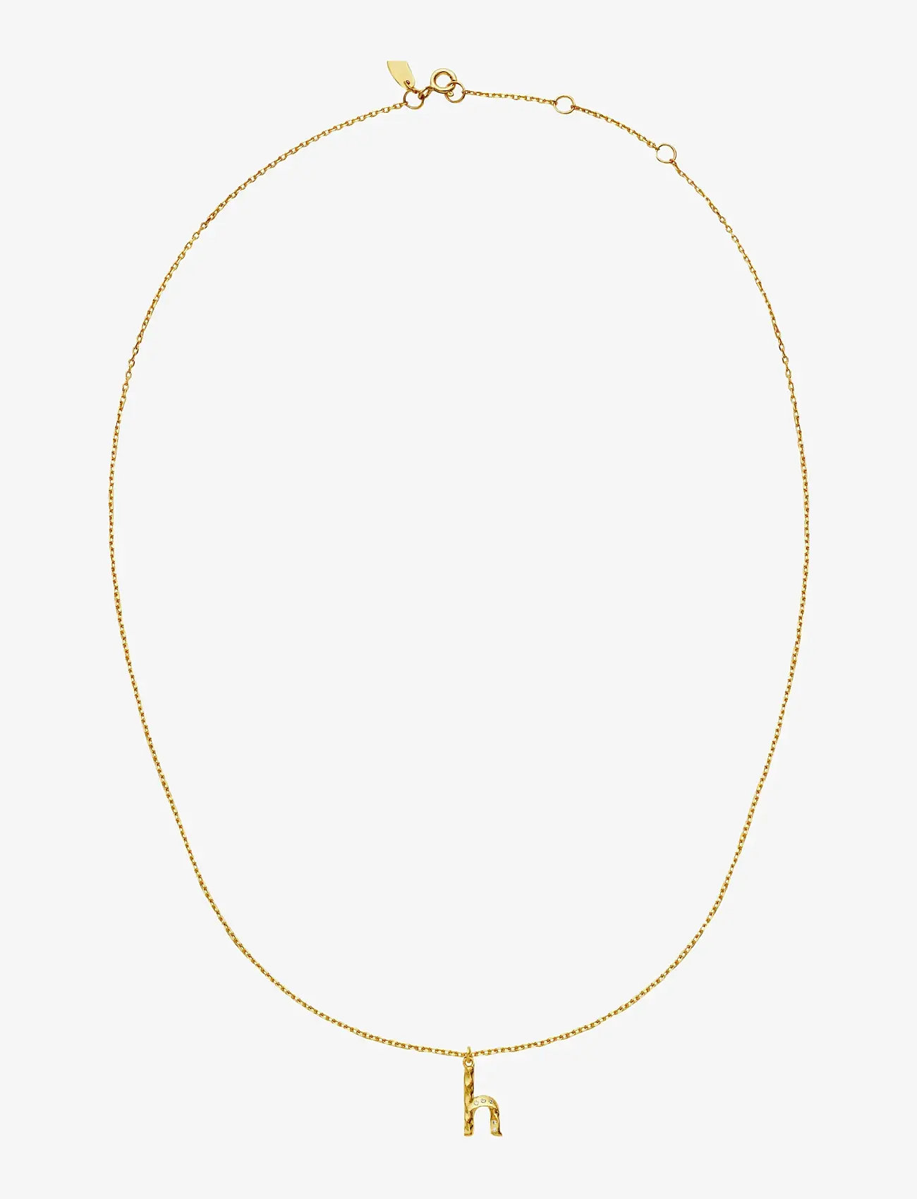 Maanesten - Alphabet - pendant necklaces - h - 2