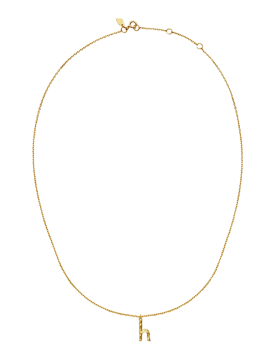 Maanesten - Alphabet - pendant necklaces - h - 2