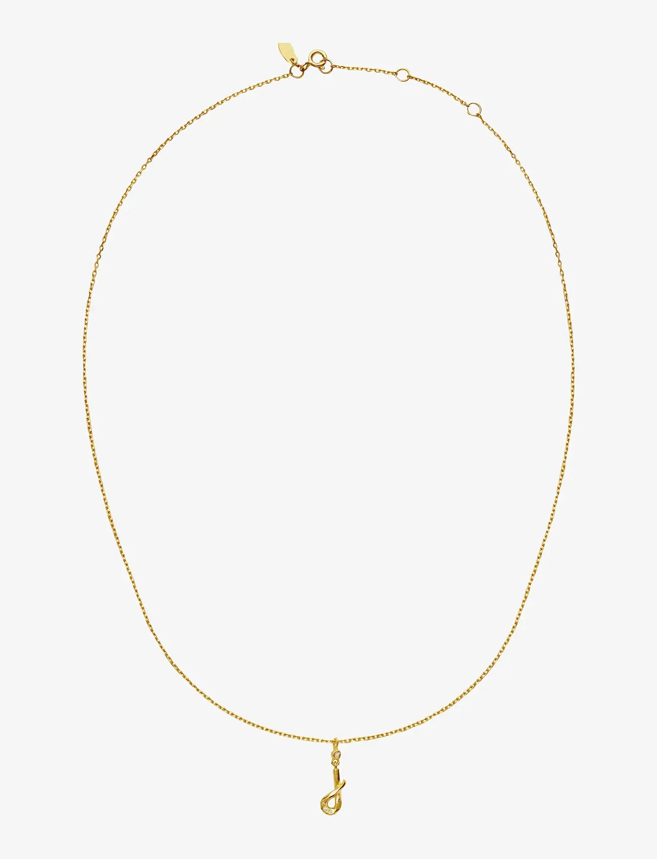 Maanesten - Alphabet - pendant necklaces - j - 2