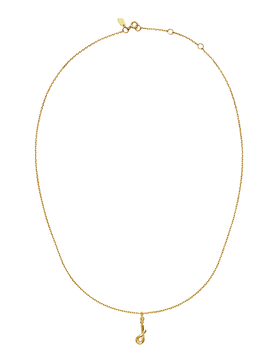 Maanesten - Alphabet - pendant necklaces - j - 2