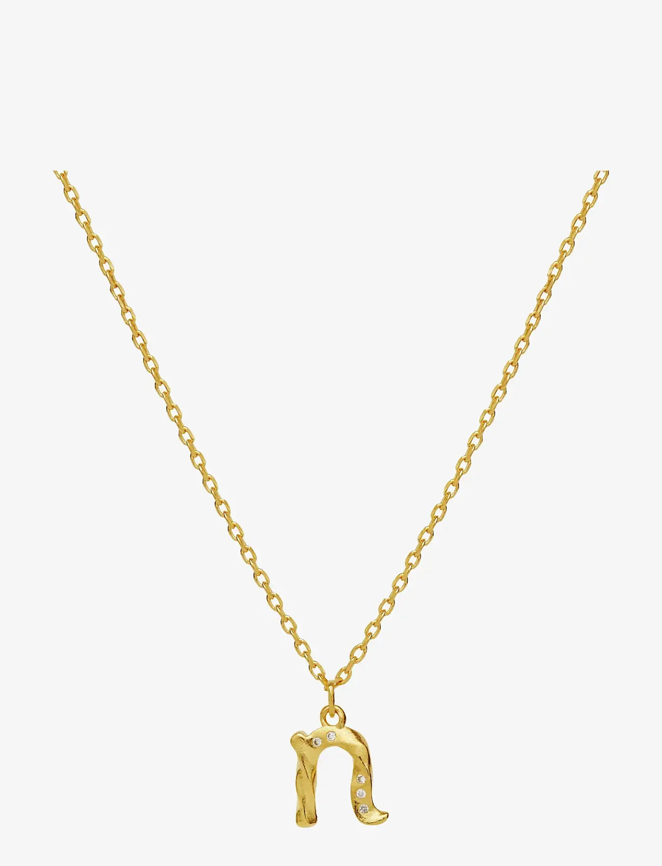 Maanesten - Alphabet - pendant necklaces - n - 1