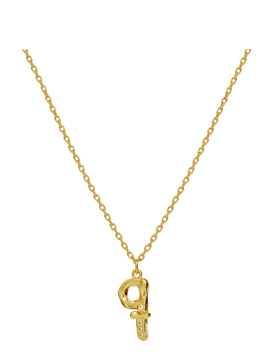 Maanesten - Alphabet - pendant necklaces - q - 1