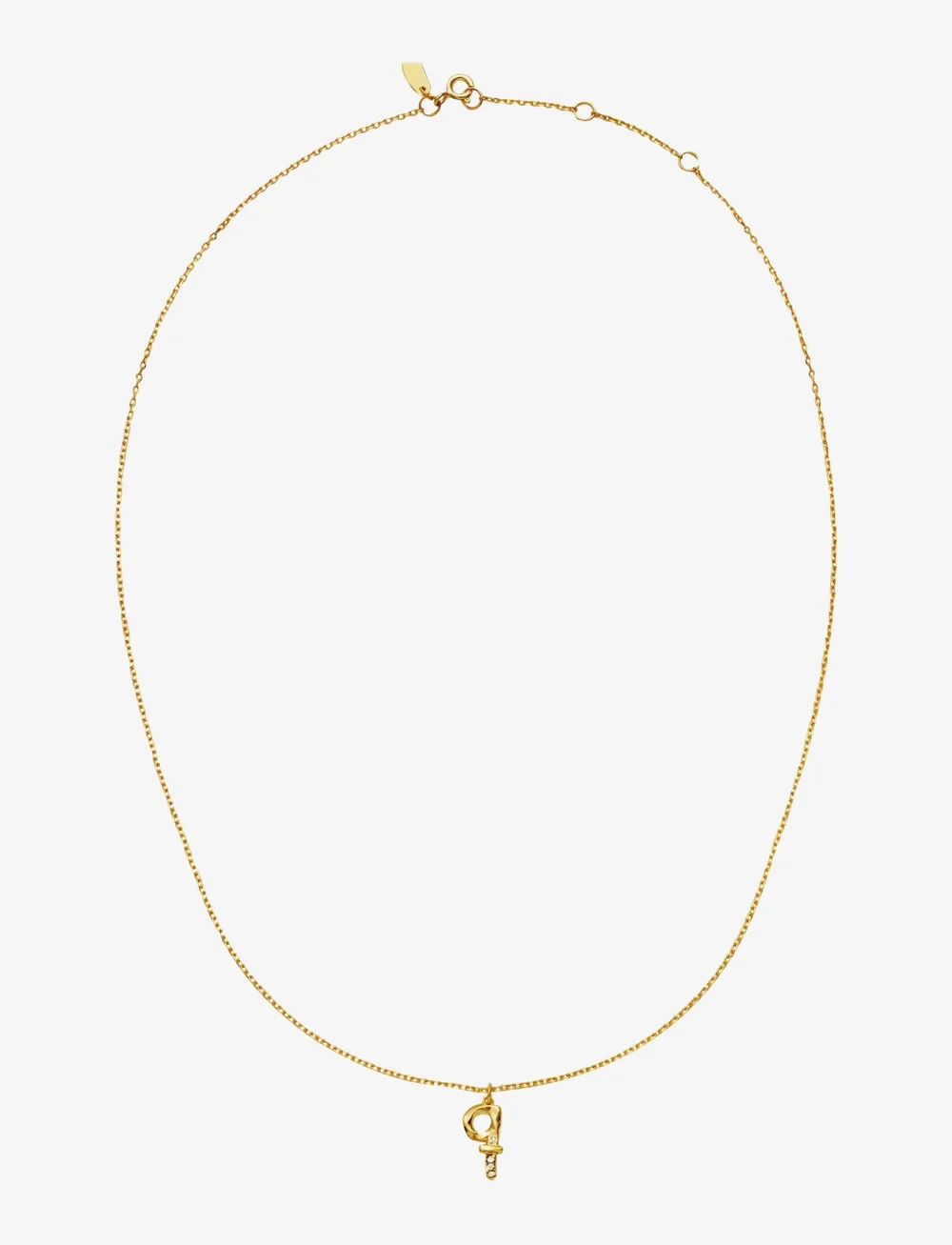 Maanesten - Alphabet - halsband med hänge - q - 2