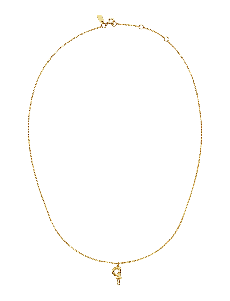 Maanesten - Alphabet - pendant necklaces - q - 2