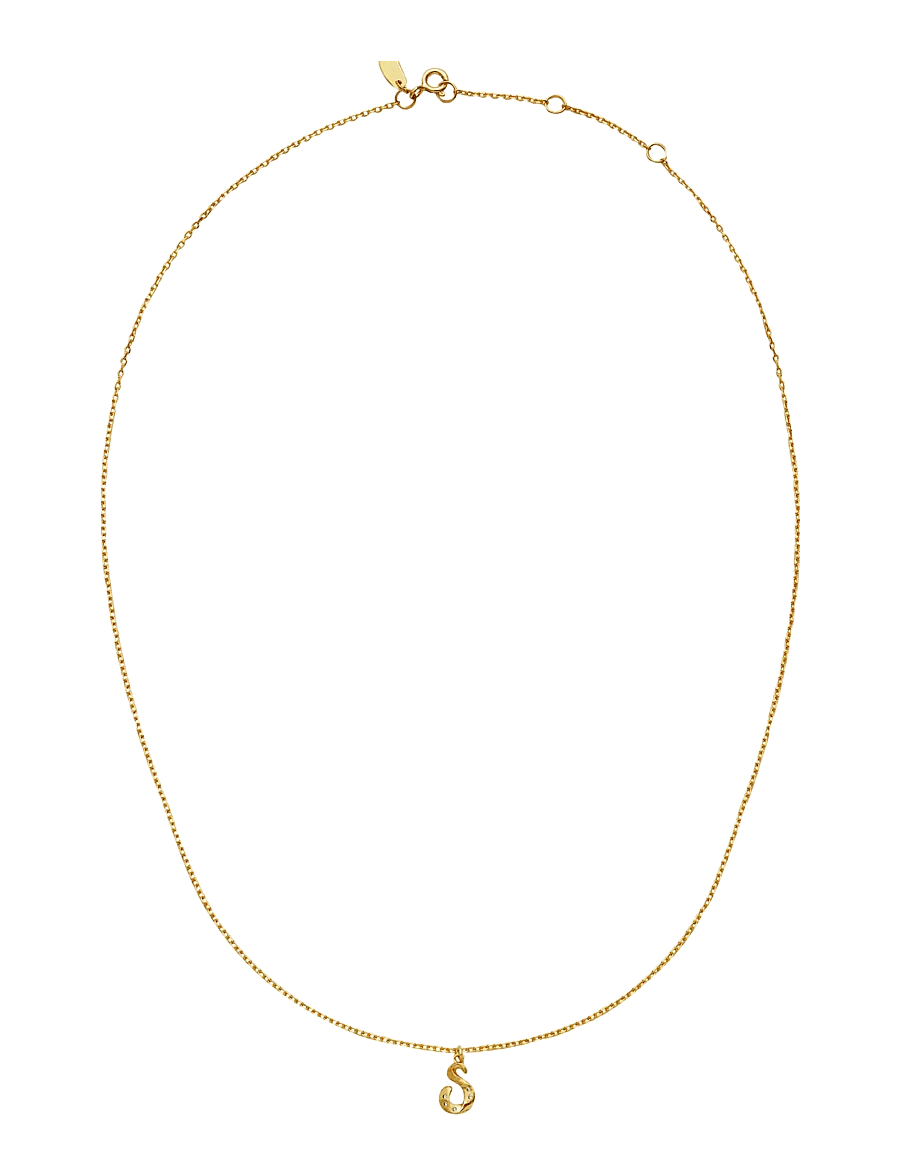 Maanesten - Alphabet - halsband med hänge - s - 2