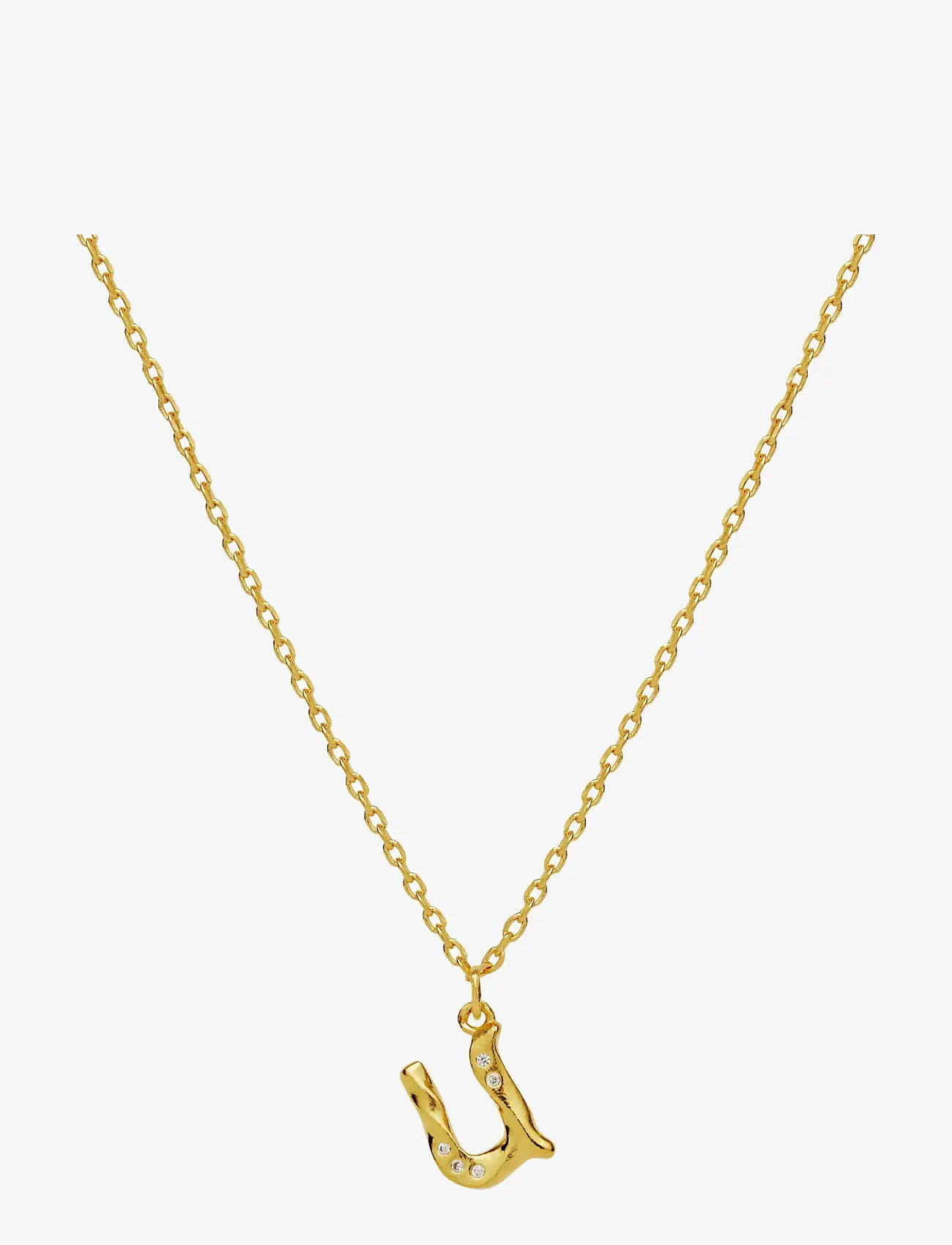 Maanesten - Alphabet - halsband med hänge - u - 1