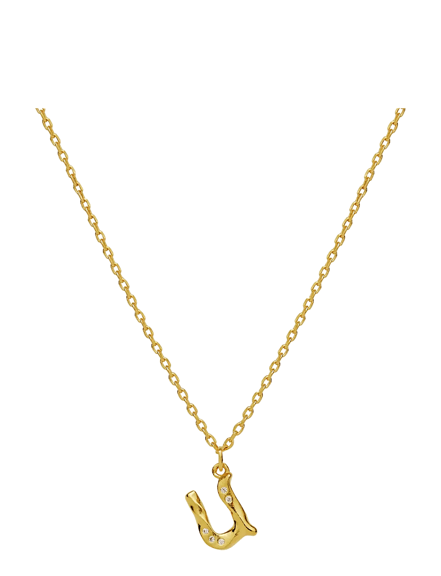 Maanesten - Alphabet - halsband med hänge - u - 1