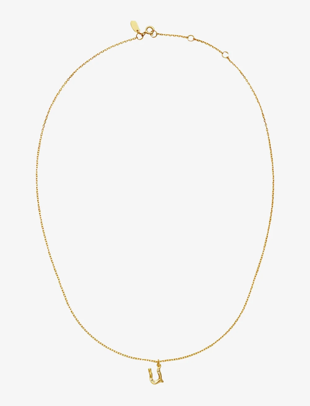 Maanesten - Alphabet - halsband med hänge - u - 2