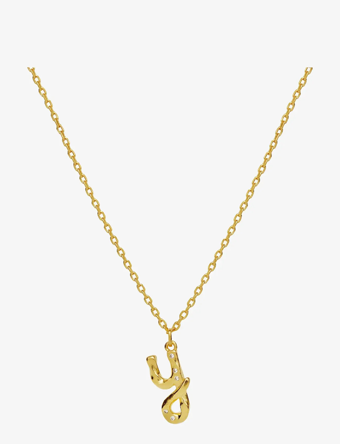 Maanesten - Alphabet - pendant necklaces - y - 1