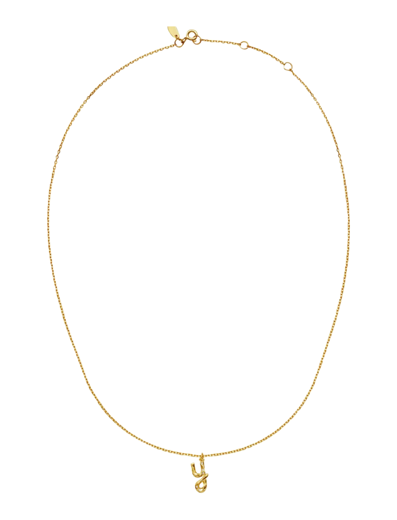 Maanesten - Alphabet - pendant necklaces - y - 2