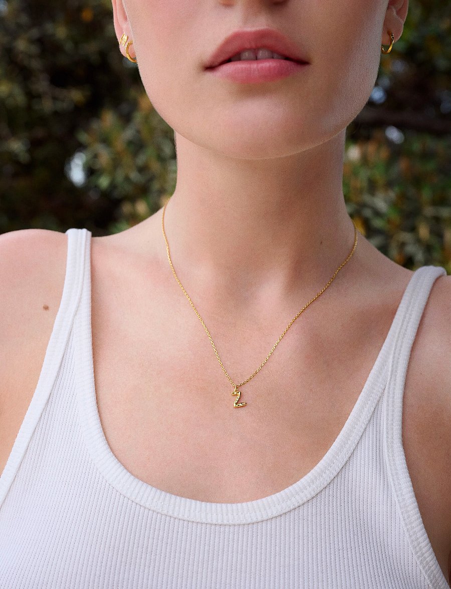 Maanesten - Alphabet - pendant necklaces - z - 0