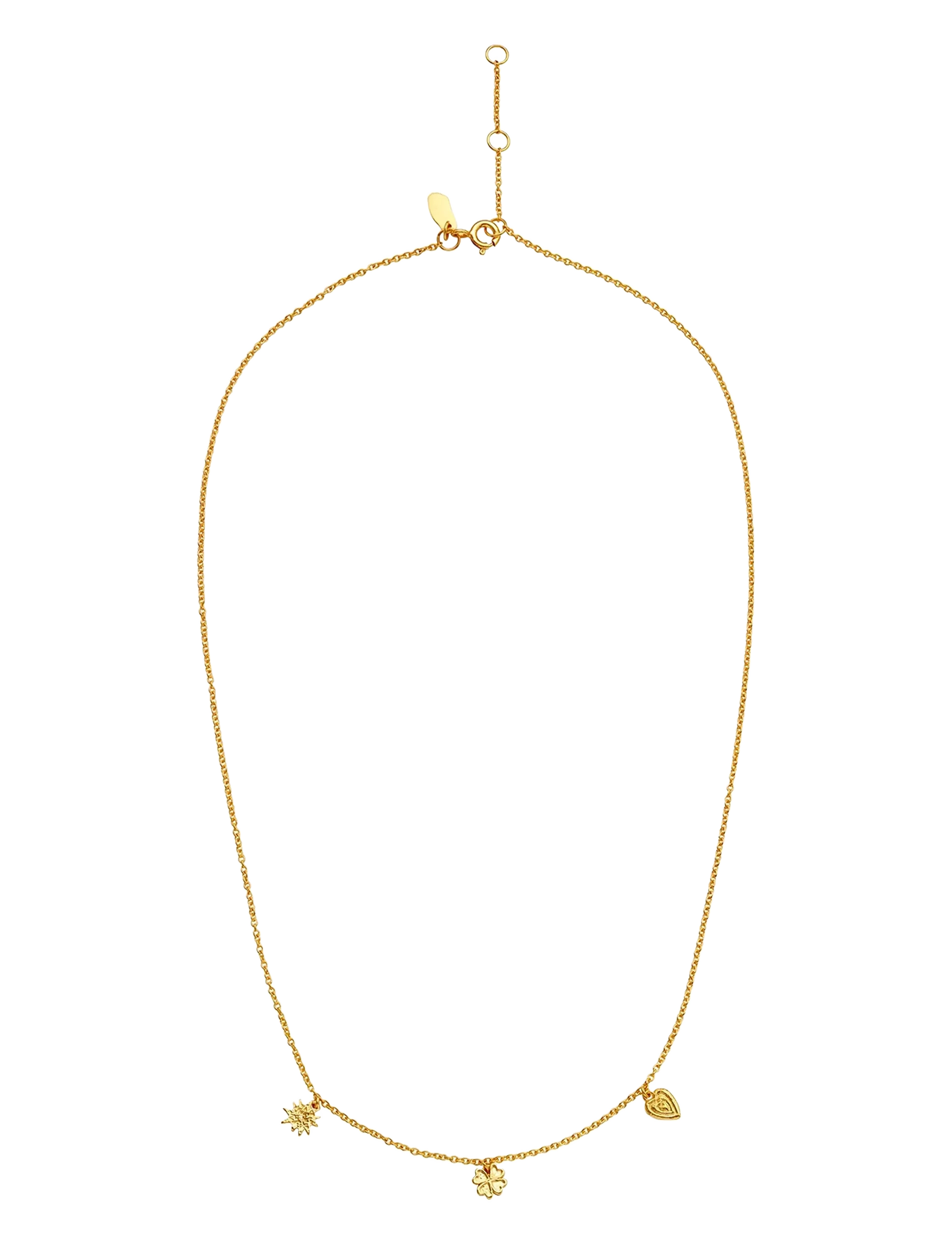 Maanesten - Nanna Necklace - halsband med hänge - gold - 1