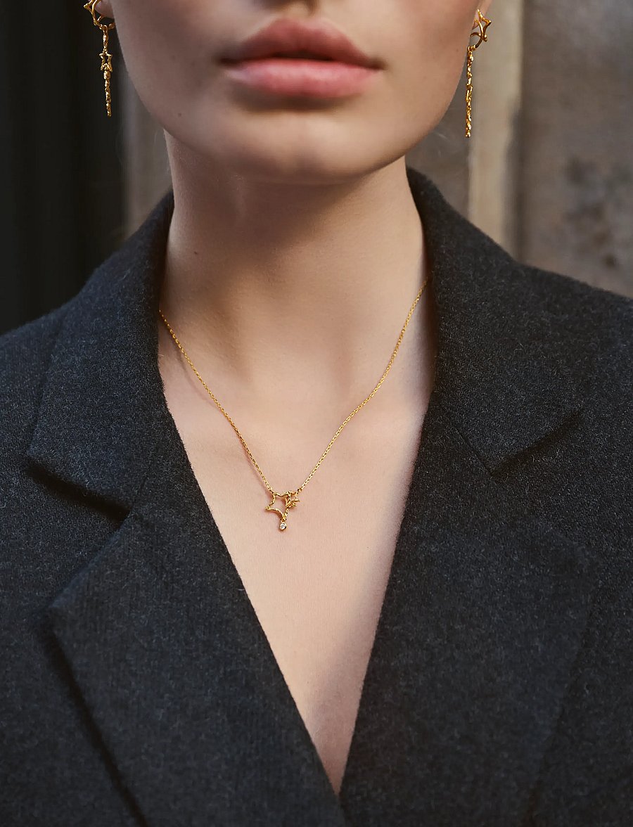 Maanesten - Wilder Necklace - ketten mit anhänger - gold - 0