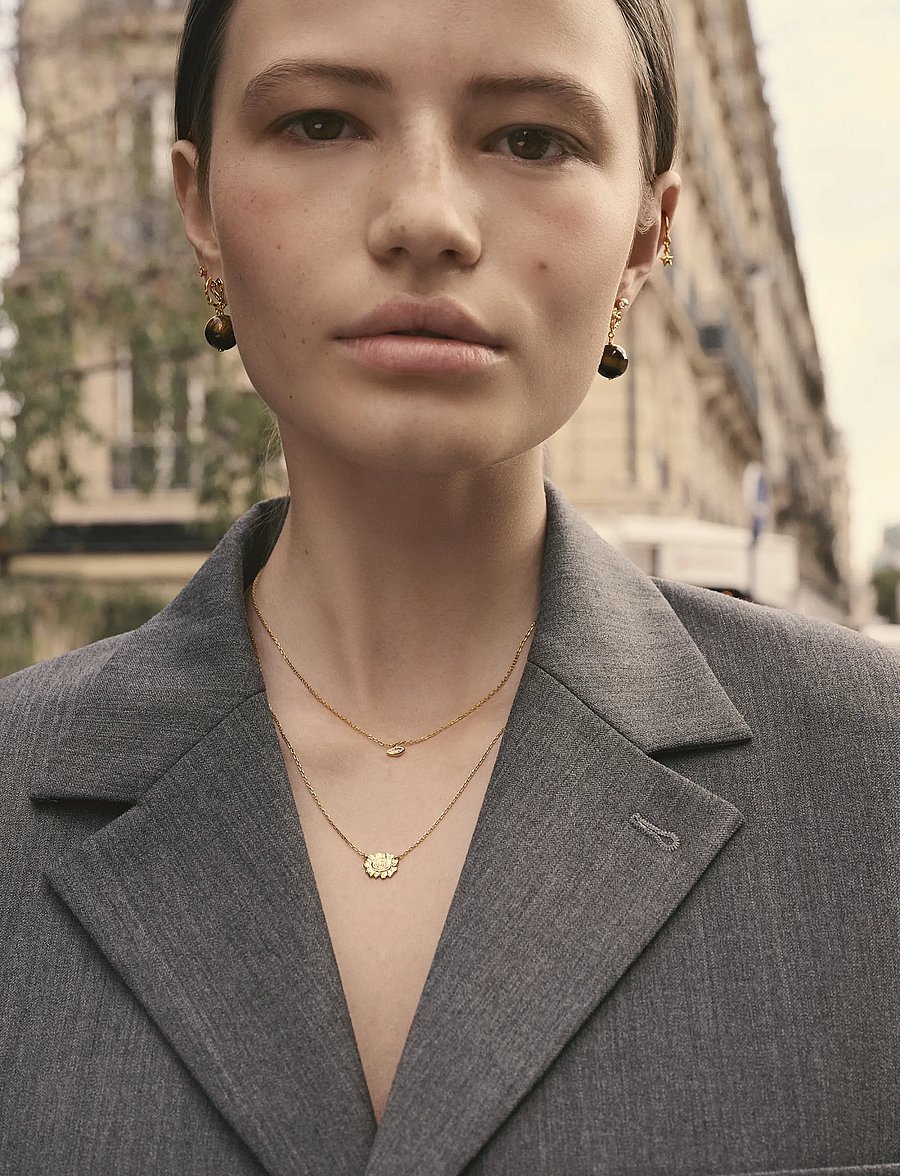 Maanesten - Ellie Necklace - halskæder med vedhæng - gold - 0