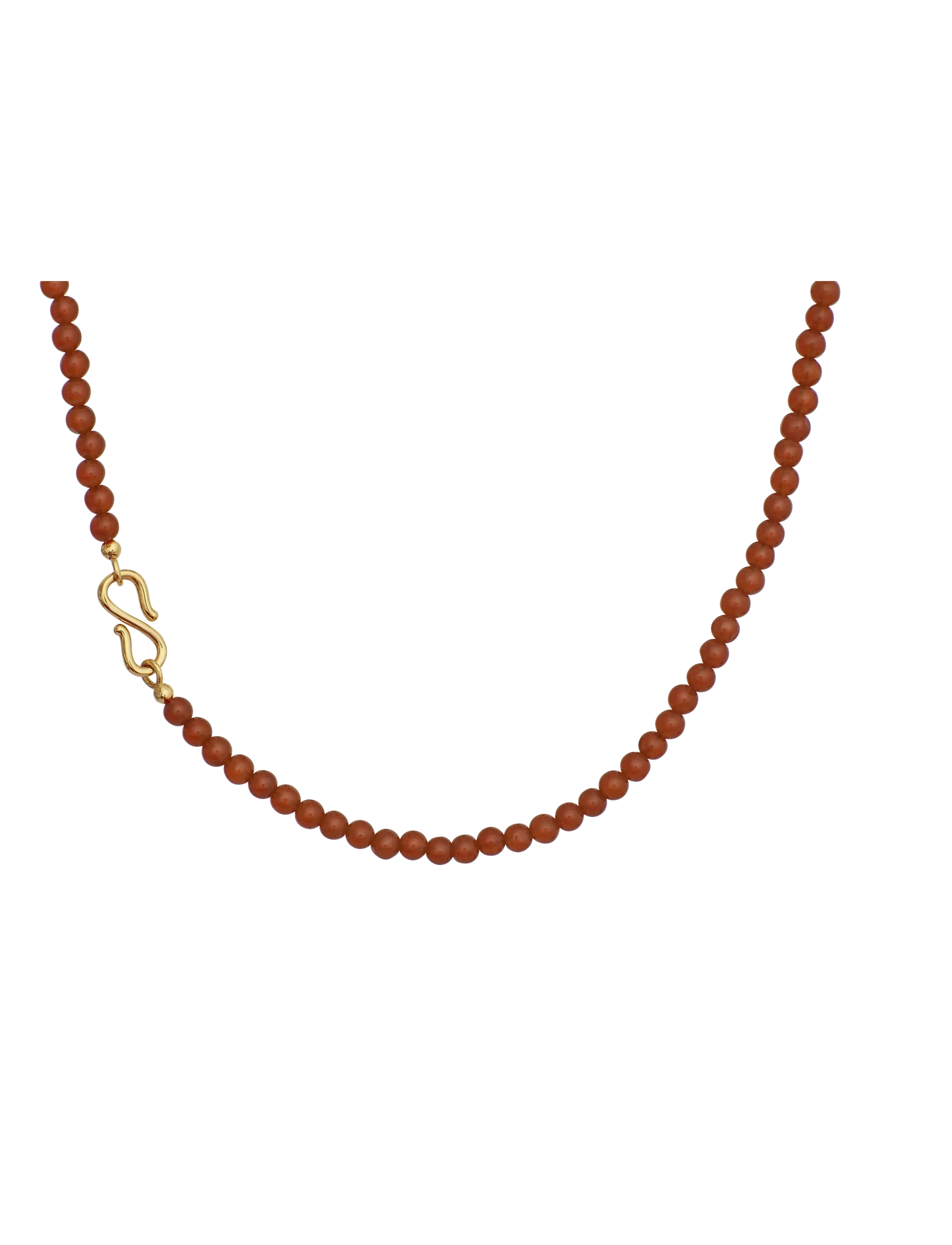 Maanesten Serafina Necklace - Colliers - GOLD / burgundy