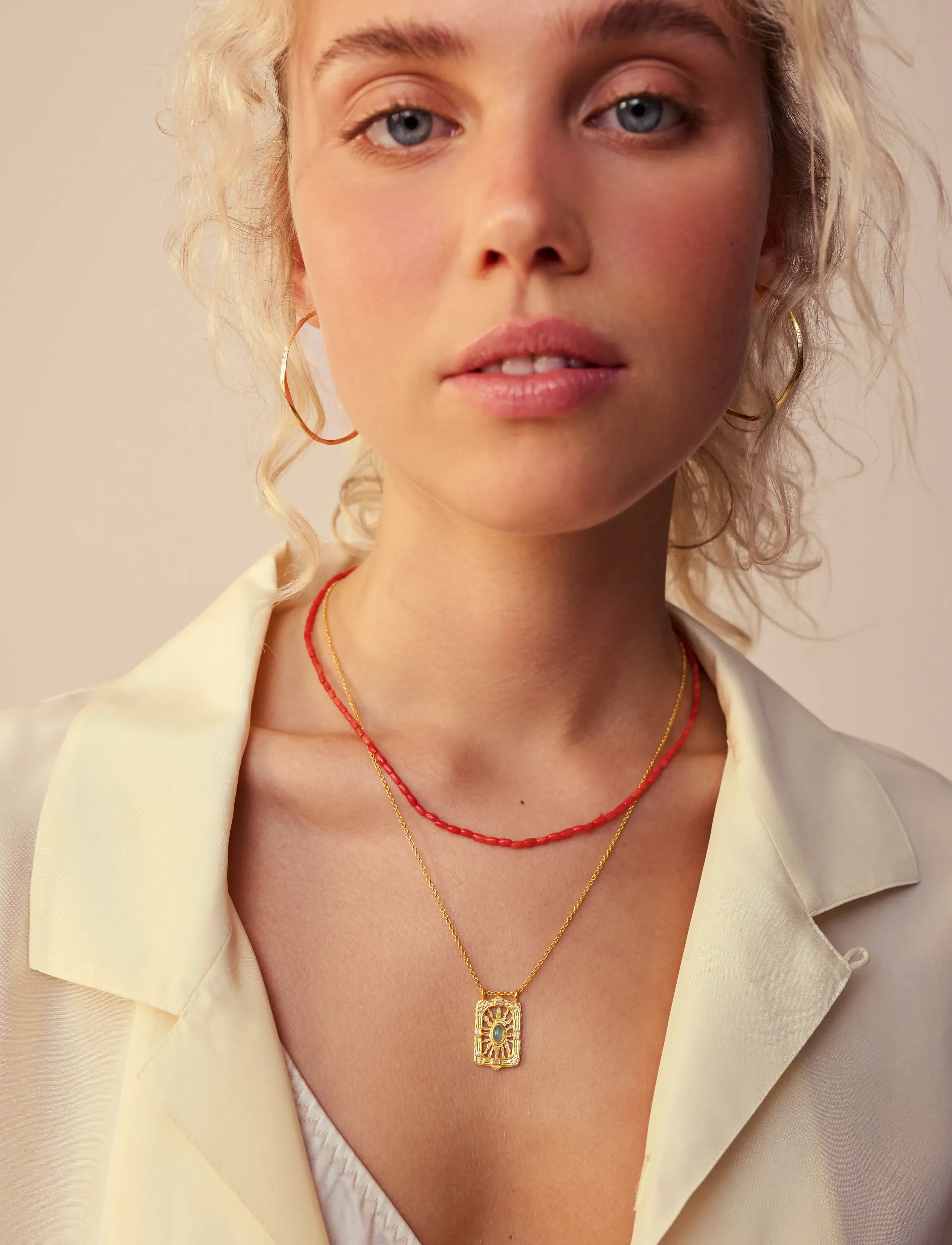 Maanesten Koralina Necklace, One Size, Necklaces, Koralle - Pearl Frauen