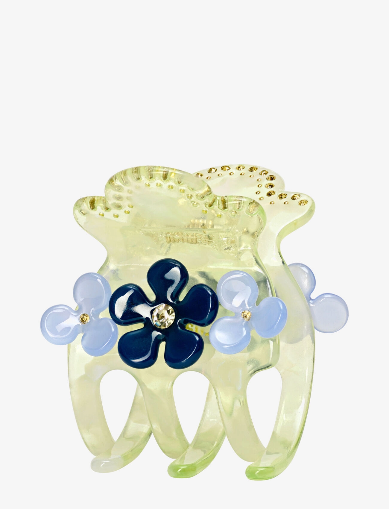 Maanesten - Daisy Hair Claw Lime - green - 2